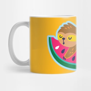 Watermelon Monkey Cute Mug